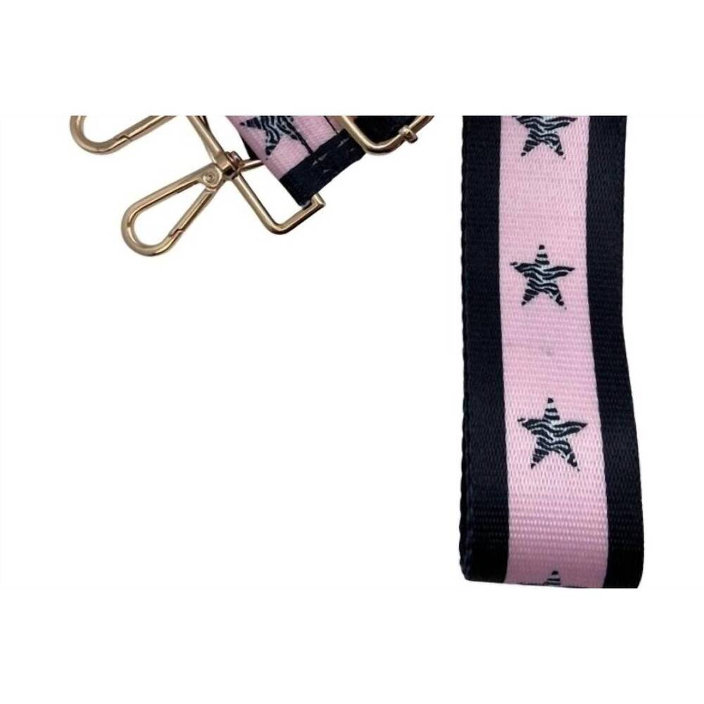 NEW CTHRU women's stars and stripes adjustable crossbody bag purse guitar strap